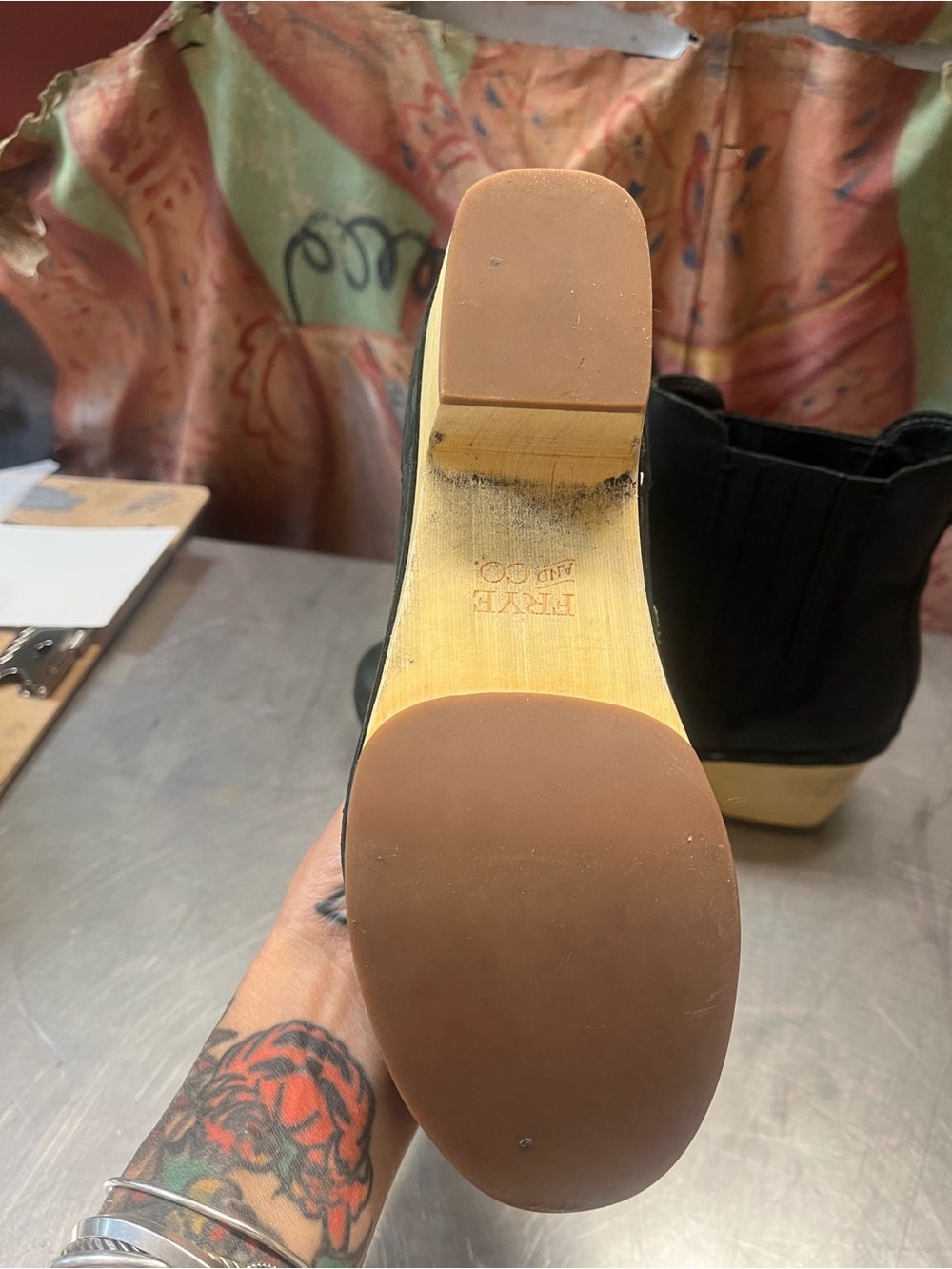 FRYE AND CO. Black Leather Chelsea Booties - Picture 3 of 3